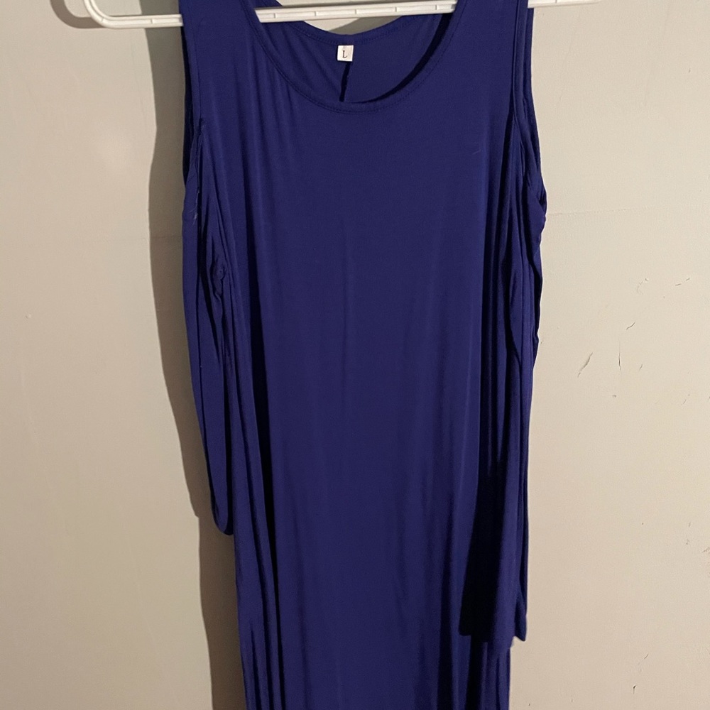 Cold Shoulder, long sleeved dress